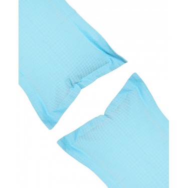 3D Βαμβακερή Πικέ Oxford Μαξιλαροθήκη Videl σε 8 Αποχρώσεις 45x45 5cm Τιρκουάζ