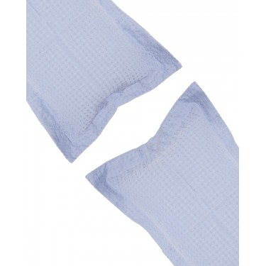 3D Βαμβακερή Πικέ Oxford Μαξιλαροθήκη Videl σε 8 Αποχρώσεις 50x70 5cm Μπλε Raf