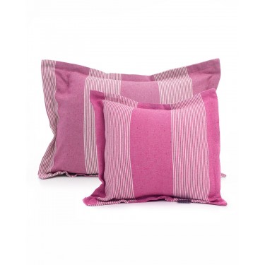 Βαμβακερή Oxford Μαξιλαροθήκη Καναπέ Δαπέδου Achilles 60x60 3cm Φούξια