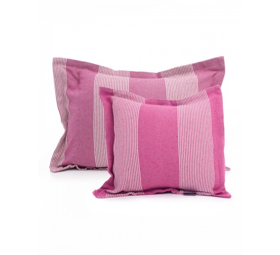 Βαμβακερή Oxford Μαξιλαροθήκη Καναπέ Δαπέδου Achilles 60x60 3cm Φούξια