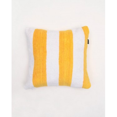 Βαμβακερή Ριγέ Πετσετέ Μαξιλαροθήκη Saint Martin 600gsm σε 3 Αποχρώσεις 45x45cm 45x45cm Κίτρινο