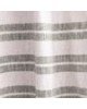 Βαμβακερή Έτοιμη Ραμμένη Κουρτίνα με Μαύρη Φάσα & Κρίκους Damian 180x260cm Στενό Φύλλο (180x260cm) Πούδρα