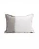 Βαμβακερή Oxford Μαξιλαροθήκη με Φάσα Pluton 50x70 3cm 50x70 3cm Εκρού Γκρι Βαμβακερή Oxford Μαξιλαροθήκη με Φάσα Pluton 50x70 3cm 50x70 3cm Εκρού Γκρι