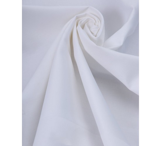 Τραπεζομάντηλο Gourmet με ζακάρ σχέδιο ρίγας 2 ατόμων | 100x100cm Άσπρο