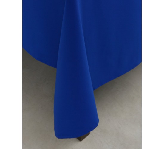 Μονόχρωμο Τραπεζομάντηλο Monaco σε 14 Αποχρώσεις. 4 ατόμων (140x140cm) Μπλε Royal