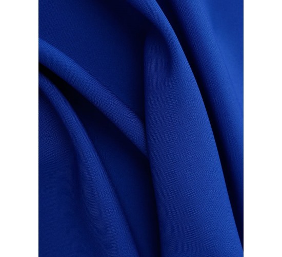 Μονόχρωμο Τραπεζομάντηλο Monaco σε 14 Αποχρώσεις. 4 ατόμων (140x140cm) Μπλε Royal