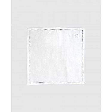 Home Πετσετάκι Γλυκού Λινό Bo Maison 30x30cm 30x30cm Άσπρο