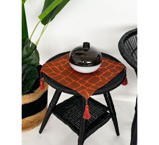 Διακοσμητικό Σατέν Πετσετάκι Madrit 40x40cm σε 6 Αποχρώσεις 40x40cm Εκάι