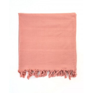 Βαμβακερή Πετσέτα Θαλάσσης Διπλής Όψης με Κρόσσια Klima σε 8 Αποχρώσεις 90x140cm Θαλάσσης | 90x170cm Σάπιο Μήλο