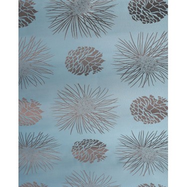 Διακοσμητικό Σατέν Τραπεζομάντηλο Valencia 40x40cm 40x40cm Τιρκουάζ