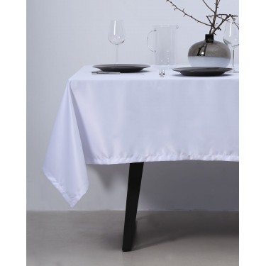 Μονόχρωμο τραπεζομάντηλο Ariel 6 ατόμων | 140x180cm Άσπρο