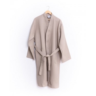 Βαμβακερό Πικέ Μπουρνούζι Osaka Large | XLarge Σοκολά