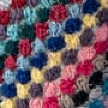 3D Βαμβακερή Ανάγλυφη Πετσέτα με Κρόσσι Garbis Rainbow Προσώπου | 45x90cm Multi