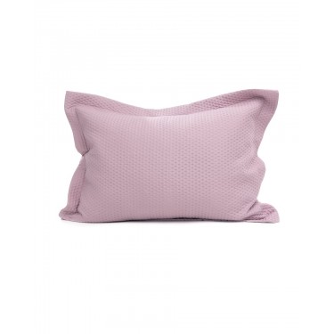 Microsilk Καπιτονέ Μονόχρωμη Oxford Μαξιλαροθήκη Virtuous σε 8 Αποχρώσεις 50x70 5cm 50x70 5cm Πούδρα