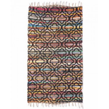 Folklore Βαμβακερό Χαλί Κουρελού Ψηφιακή Εκτύπωση Taj Mahal 90x150cm 90x150cm Multi