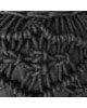 Βαμβακερό Χειροποίητο Πλεκτό Μακραμέ Πούφ Cuba Libre 50x30cm σε 5 Αποχρώσεις 30x50cm Μαύρο