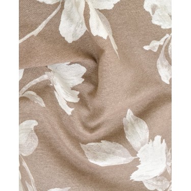 Σοκολά Ύφασμα Λονέτα Fiore Φ280cm Καφέ