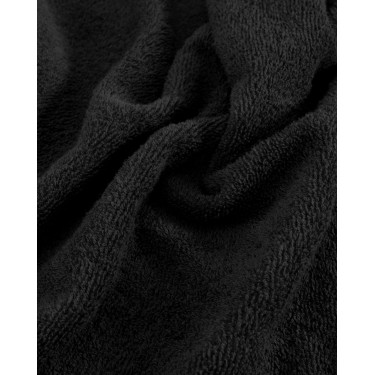 Μονόχρωμο Πετσετέ  Ύφασμα Φ160cm Bulle σε 5 Αποχρώσεις Μαύρο