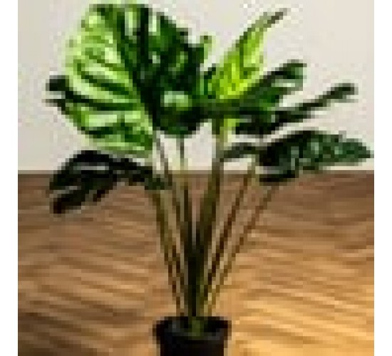 Μονστέρα Τεχνητή Πράσινη Plant 60cm. Πράσινο