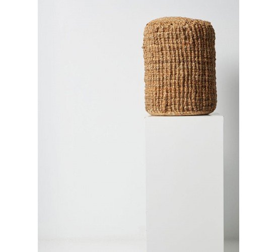 Οικολογικό Boho Πλεκτό Πουφ Γιούτα Modesty 30x30x40cm 30x30cm Μπεζ Οικολογικό Boho Πλεκτό Πουφ Γιούτα Modesty 30x30x40cm 30x30cm Μπεζ
