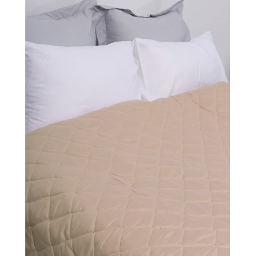 Κουβερλί Noble Υπέρδιπλη (220x240cm) Μπεζ