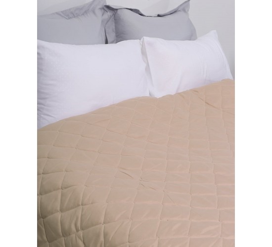 Κουβερλί Noble Υπέρδιπλη (220x240cm) Μπεζ