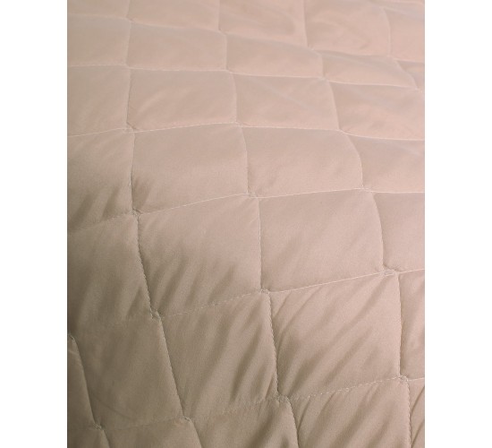 Κουβερλί Noble Υπέρδιπλη (220x240cm) Μπεζ