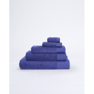 Βαμβακερή Πετσέτα με Φαρδιά Πικέ Φάσα Capital 700gsm Λουτρού | 90x170cm Μπλε Navy