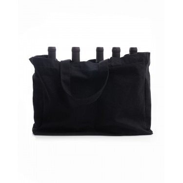 Υφασμάτινη Τσάντα Tote Combo σε 2 Αποχρώσεις 40x30x15cm One Size (40x30x15cm) Μαύρο