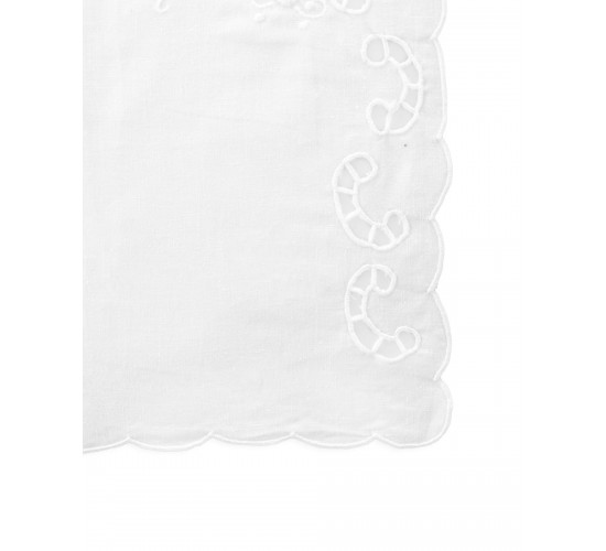 Βαμβακερό Κοφτό Πετσετάκι Bo Maison 30x30cm 30x30cm Άσπρο