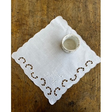 Βαμβακερό Κοφτό Πετσετάκι Bo Maison 30x30cm 30x30cm Άσπρο