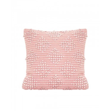 Boho 3d Ανάγλυφη Διακοσμητική Μαξιλαροθήκη Soragia σε 5 Αποχρώσεις 45x45cm 45x45cm Πούδρα