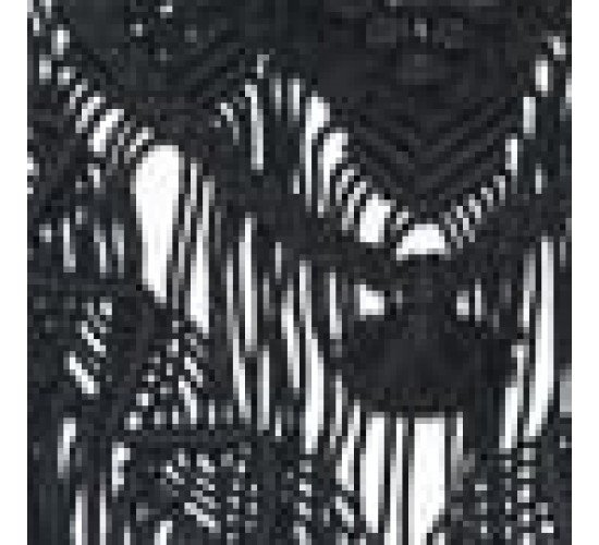 Boho Διακοσμητικό Τοίχου Βαμβακερό Macrame Rohan σε 2 Αποχρώσεις 50x50cm Μαύρο