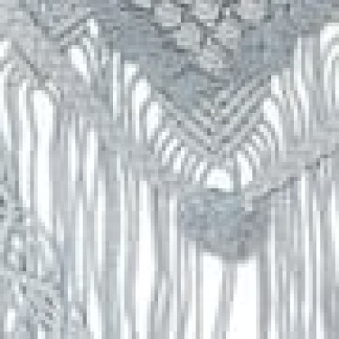 Boho Διακοσμητικό Τοίχου Βαμβακερό Macrame Rohan σε 2 Αποχρώσεις 80x80cm Γκρι