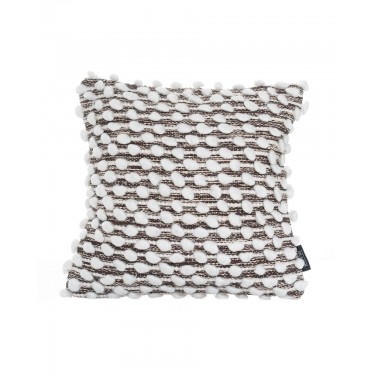 Boho Βαμβακερή Μακραμέ Μαξιλαροθήκη Φιγούρας Karan 45x45cm 45x45cm Εκρού