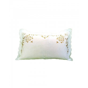 Κοφτή Oxford 3 Πλευρές Μαξιλαροθήκη Bo Maison 50x70 5cm 50x75cm Άσπρο