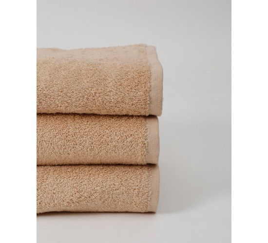 Αντιχλωριακή Βαμβακερή Πετσέτα Πισίνας Blur 480gsm 75x190cm Λουτρού | 75x190cm Μπεζ