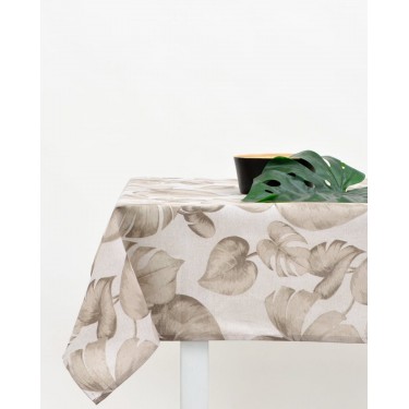 Τραπεζομάντηλο Σχέδιο Φύλλα Monstera 4 ατόμων (140x140cn)
