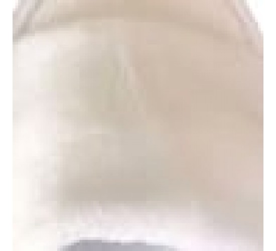 Ανοιχτές Βελουτέ Παντόφλες με Σκληρό Πάτο σε Πουγκί Zane2 One Size Άσπρο