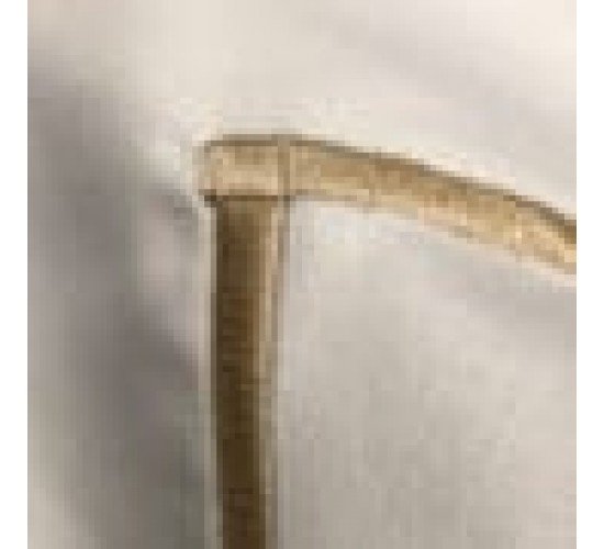Ξενοδοχειακή Βαμβακοσατέν Μαξιλαροθήκη Oxford με Πλακέ Κέντημα Silken 50x70 5cm 50x70 5cm Άσπρο