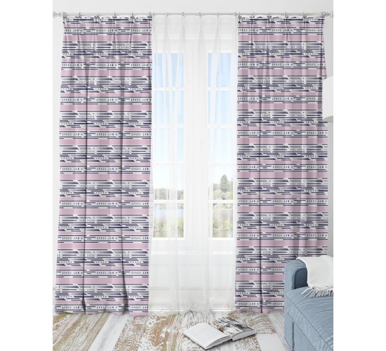 Έτοιμη Ραμμένη Κουρτίνα με Κρίκους Lola Bunny Warner Bros 170x235cm Στενό Φύλλο (170x235cm)