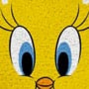 Παιδικό Χαλί Tweety Des.1 Warner Bros σε 2 Διαστάσεις 130x180cm Κίτρινο