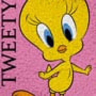 Παιδικό Χαλί Tweety Des.2 Warner Bros σε 2 Διαστάσεις 55x85cm Λιλά
