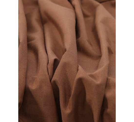 Μονόχρωμο τραπεζομάντηλο Alice  6 ατόμων (140x180cm) Καφέ