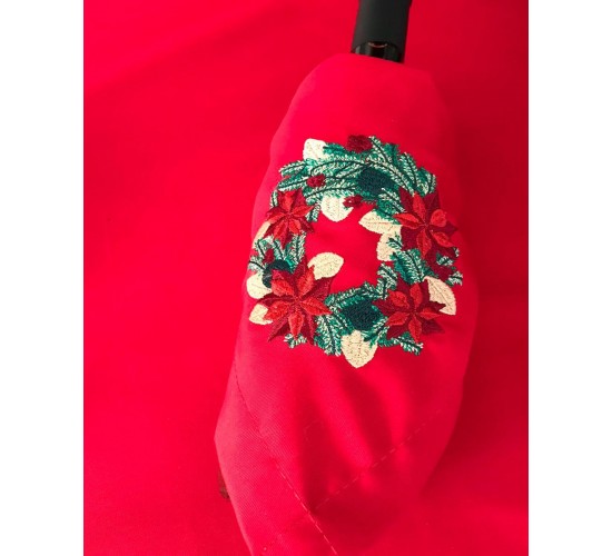 Κόκκινο Τραπεζομάντηλο Καπαρντίνα Yohana 12 ατόμων (150x280cm) Κόκκινο