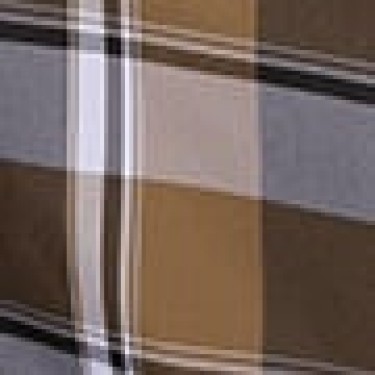 Τραβέρσα Soho Two με καρώ καφέ σχέδιο Τραβέρσα (40x180cm) Καφέ