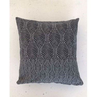 Διακοσμητική Μαξιλαροθήκη Illusion 40x40cm 40x40cm Ανθρακί