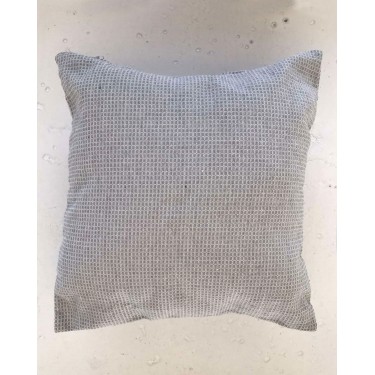 Διακοσμητική Μαξιλαροθήκη Plexus 40x40cm 40x40cm Ασημί