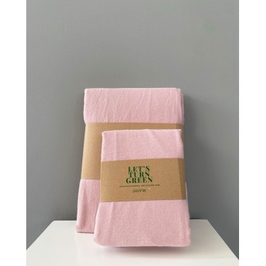 Φανελένια Βαμβακερή Βρεφική Μαξιλαροθήκη Momenta 35x50cm 35x50cm Πούδρα