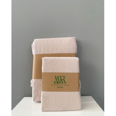 Φανελένιο Βαμβακερό Ζεύγος Μαξιλαροθήκες Momenta 50x70cm 50x70cm Μπεζ